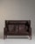 1970-1979 Denmark Deep Espresso Brown Two-Seat Leather Sofa For Sale - Image 9 of 11