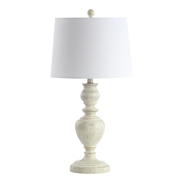 Adelaide Table Lamp in whitewash - a Pair For Sale