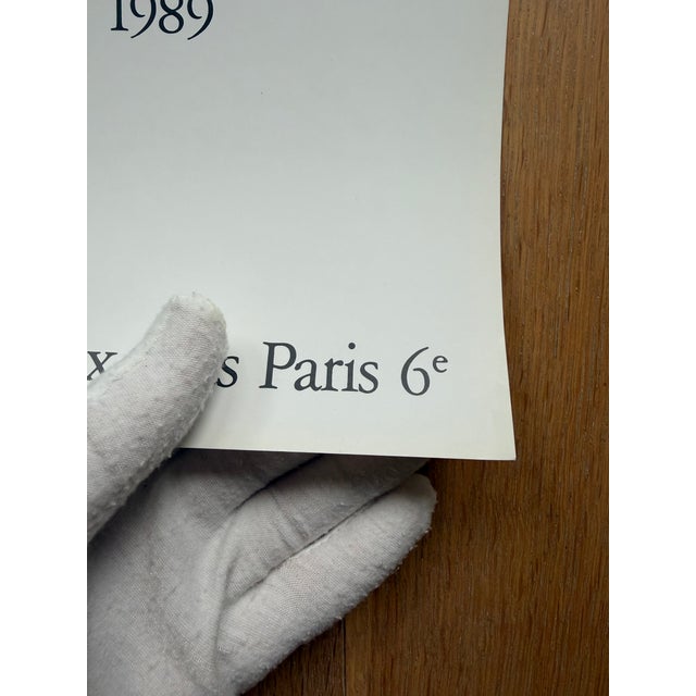 1980s Geneviève Asse (1923–2021), 1989, Exhibition Poster, Printed in France. For Sale - Image 5 of 10