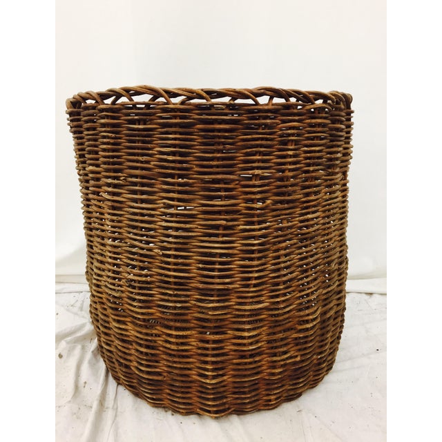 Antique Wicker Basket Chairish