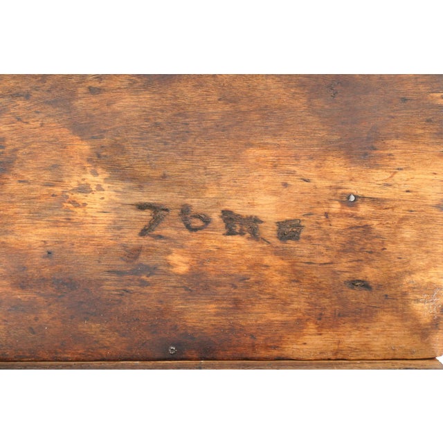 Vintage Industrial 54.375 In. Maple Woodworkers Workbench For Sale - Image 14 of 16