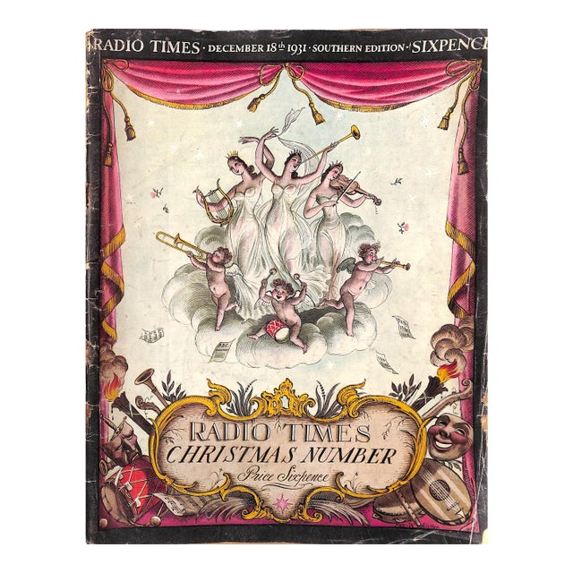 Rex Whistler “Radio Times Christmas Number” December 1931 For Sale