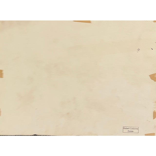 Mid-Century Modern 1950s Robert Colborne Floral Mood Century Painting For Sale - Image 3 of 3