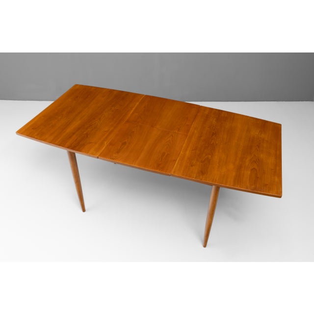 Wood Mid-Century Modern Extending Dining Table, 1960s For Sale - Image 7 of 10