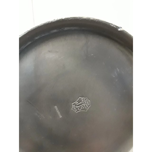 Contemporary JJ Paris Pewter Vase For Sale - Image 3 of 5