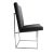 Metal 8 Milo Baughman Leather & Chrome Thin Series High Back Chair For Sale - Image 7 of 8