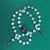 2020s Ajd 19 Inch Double Shine White Pearl Necklace With Cloisonné Focal For Sale - Image 5 of 6