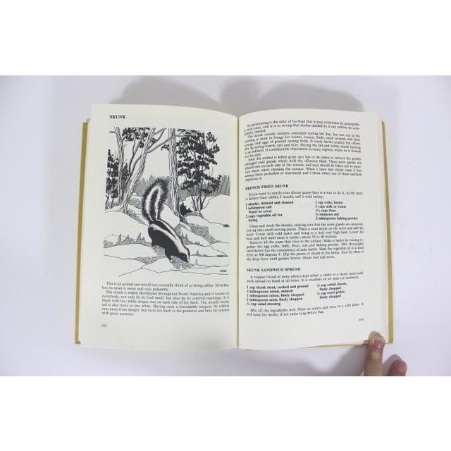 Paper 1973 Signed Wilderness Cooking Cookbook, Conversation Piece Retro Kitchen Decor, Old Hardcover Gift for Foodie For Sale - Image 7 of 12