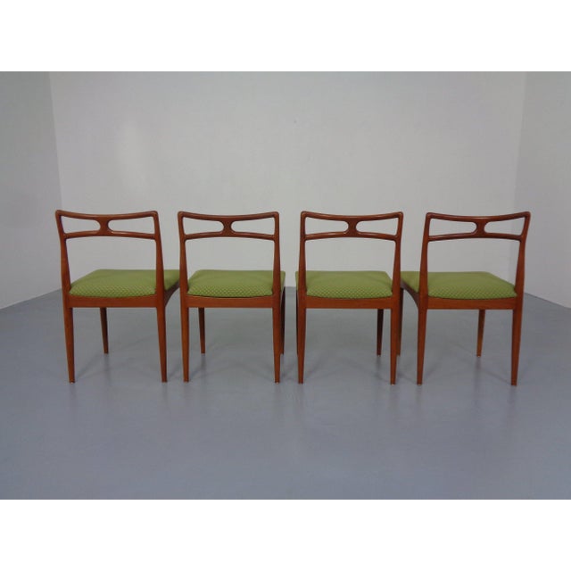 1960s Model 94 Teak Dining Chairs by Johannes Andersen for Christian Linneberg, 1960s, Set of 4 For Sale - Image 5 of 17