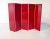 Mid-Century Modern Red Lacquered Room Divider, Italy, 1960s For Sale - Image 4 of 8