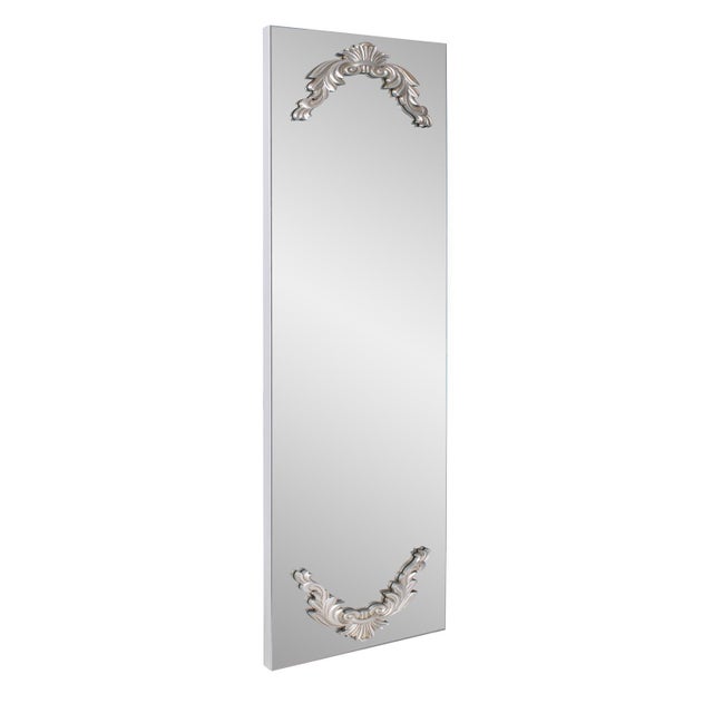 2020s Adelard Mirror in Antique Silver For Sale - Image 5 of 10