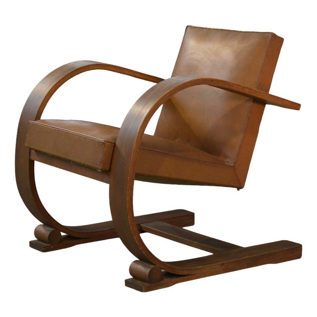 Armchair by Adrien Audoux and Frida Minet for Vibo Vesoul, 1950s For Sale