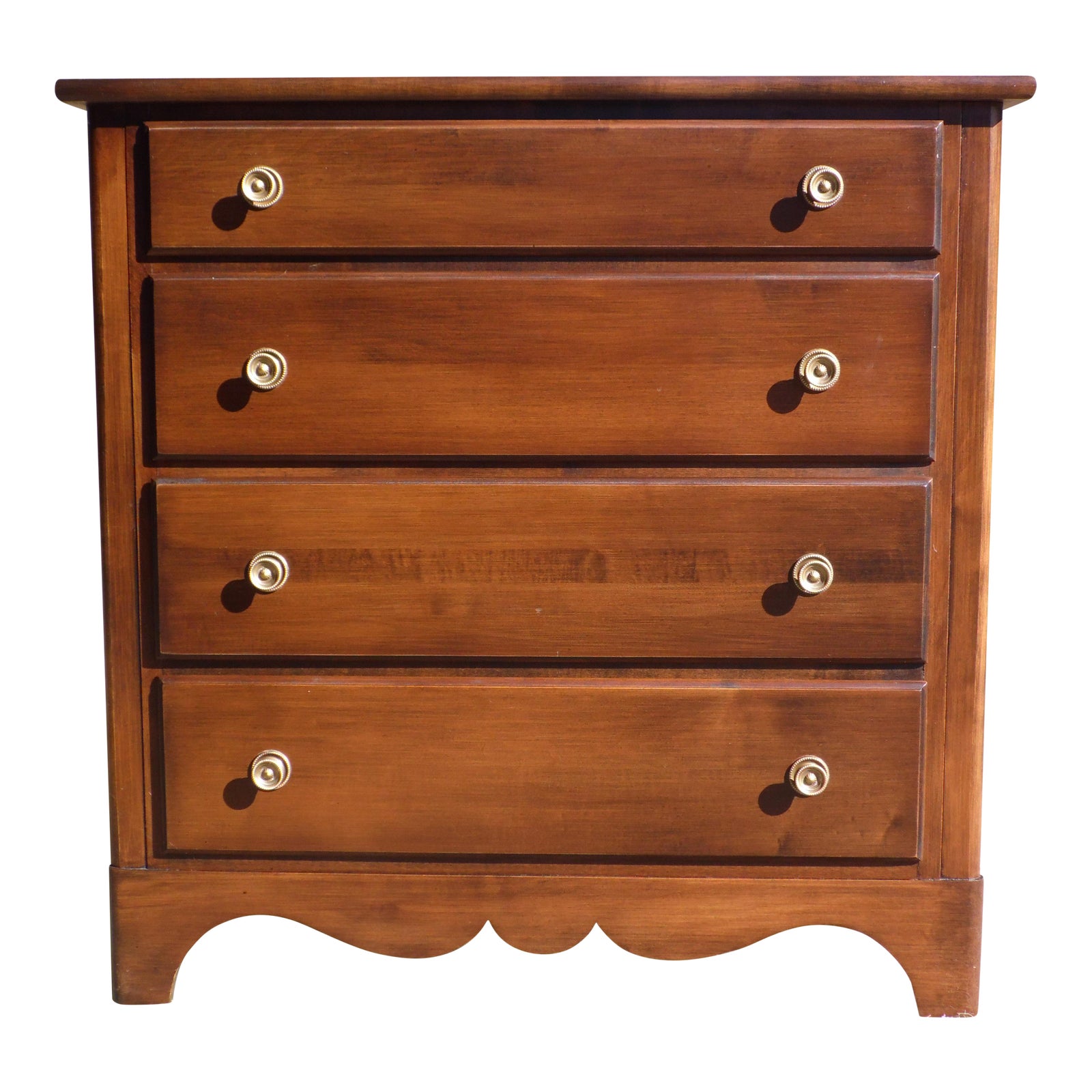 Vintage L. Hitchcock 4 Drawer Bachelor's Chest of Drawers Dresser CT