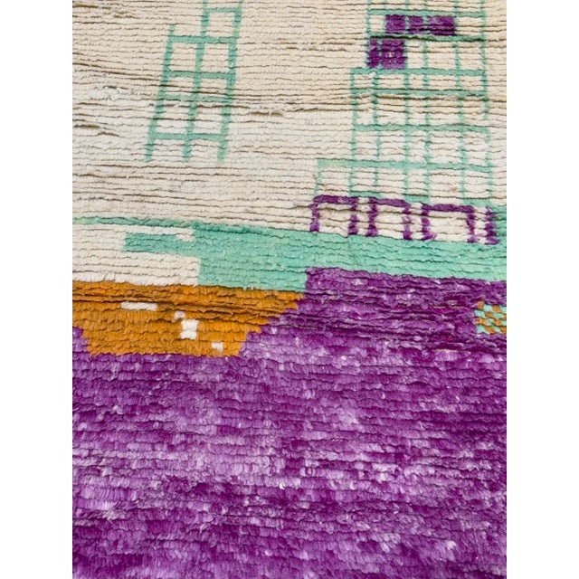 Moroccan Mid Century Moroccan Rug 6'5" X 9’6" For Sale - Image 3 of 7
