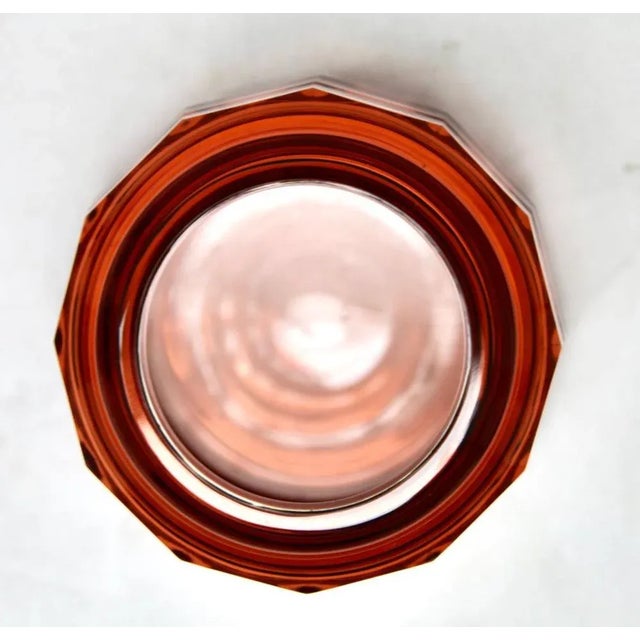 Art Deco Crystal Vase Cut-to-Clear from Val Saint Lambert, 1950s For Sale - Image 4 of 9