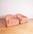 Mid-Century Modern Pair of Sensational Pink Chenille Club Chairs For Sale - Image 3 of 10