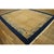 Antique Peking Chinese Floral Blue, Ivory Beige Cream White 1920s Rug, Circa Date: 1920s. This exquisite example of...