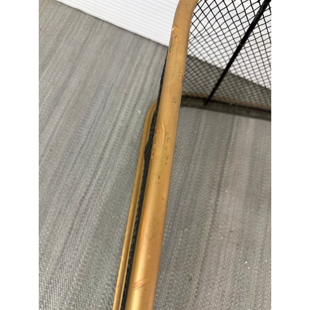 Victorian Brass Fireplace Screen, Early 20th Century. For Sale - Image 11 of 12