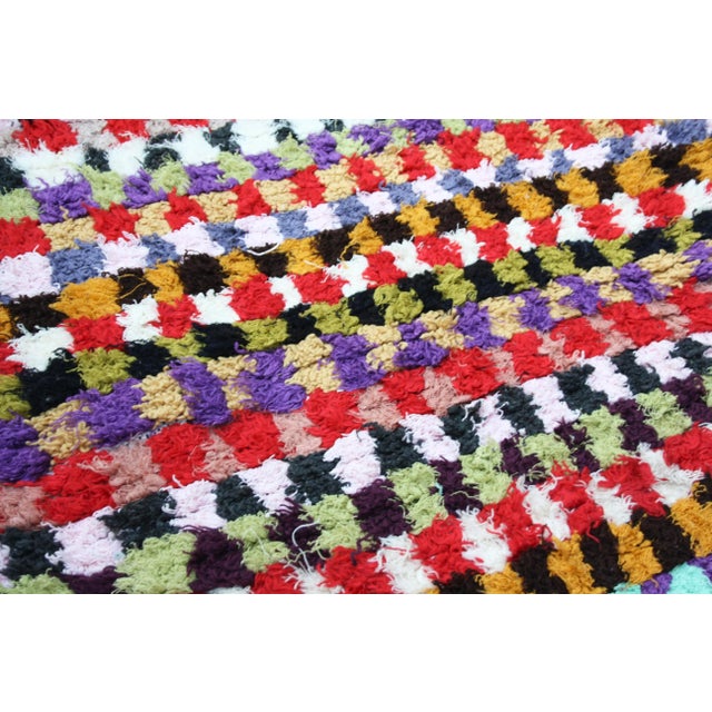 Mid 20th Century Mid 20th Century Vintage Moroccan Rug - 8' X 3'2'' For Sale - Image 5 of 6