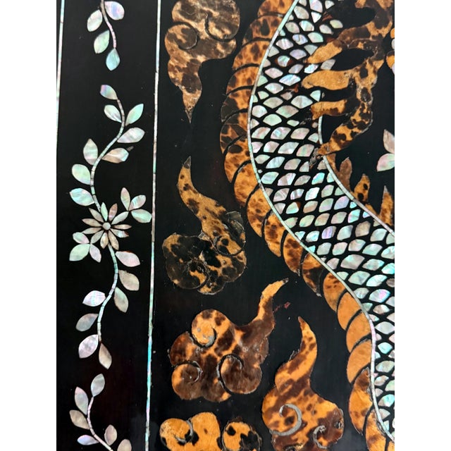 Musuem Quality Antique Korean Table with superb Inlay Joseon Dynasty For Sale - Image 12 of 18