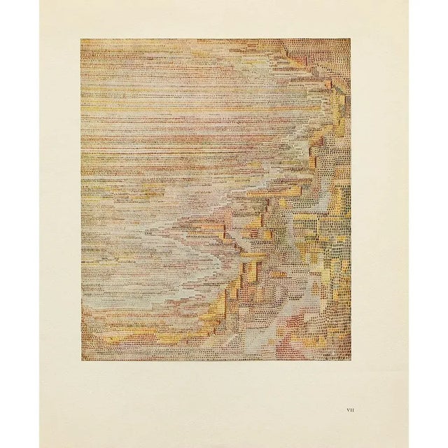 A lovely full color print after oil on canvas painting "Classical Coast" by Paul Klee. Comes from a rare art folio...