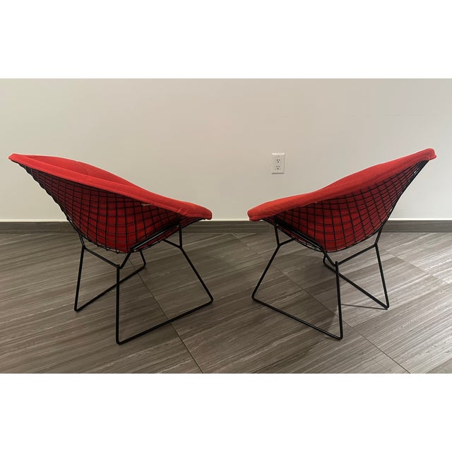 1970s 1970s Harry Bertoia Diamond Lounge Chair for Knoll Mid-Century Modern For Sale - Image 5 of 12