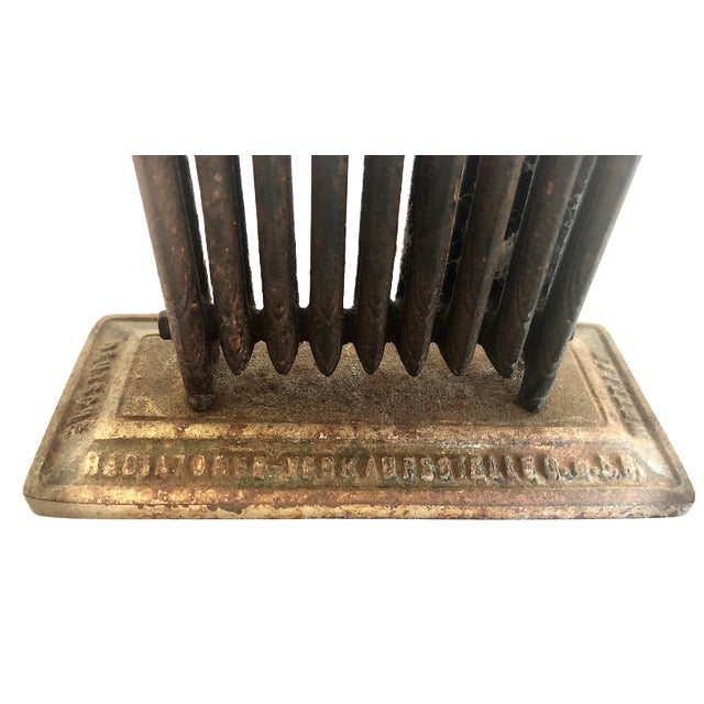 Early 20th-Century German Salesman’s Sample of an Iron Radiator For Sale - Image 9 of 9