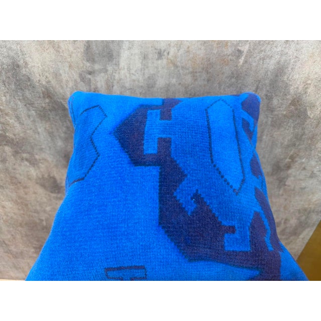 Textile Tribal Totem Rug Cushion Cover For Sale - Image 7 of 11