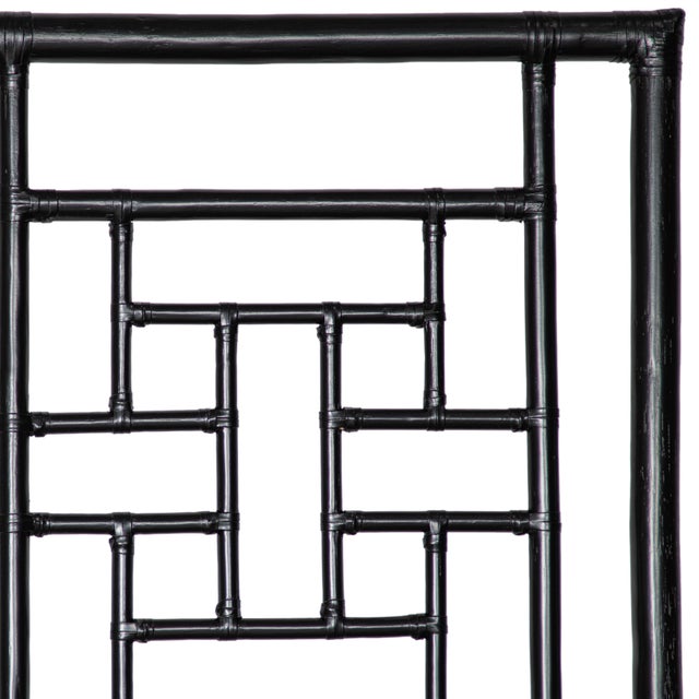 David Francis Ohana Platform Bed Twin, Black For Sale - Image 4 of 5