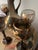 1960s Vintage Mid Century Smoky Grey Glass Pitcher/Decanter With 6 Matching Goblets - 7 pcs For Sale - Image 5 of 6