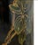 Chinoiserie Pair of Chinoiserie Black Lacquer Cylindrical Pedestals For Sale - Image 3 of 11
