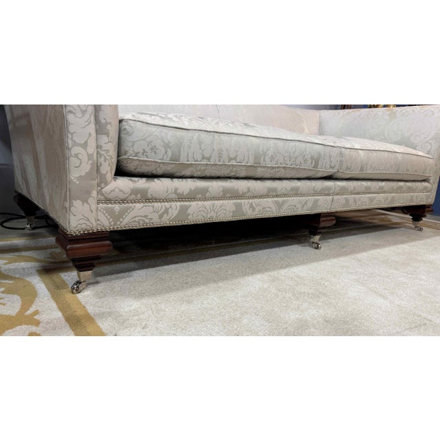 Ralph Lauren Heiress Sofa W/ Damask Upholstery For Sale - Image 12 of 14
