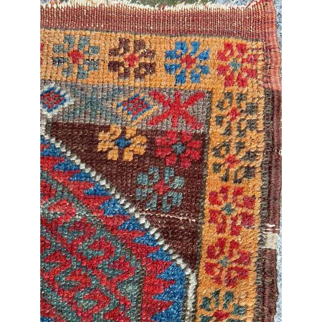 Antique Turkish Yastik Rug, 1890s For Sale - Image 6 of 18