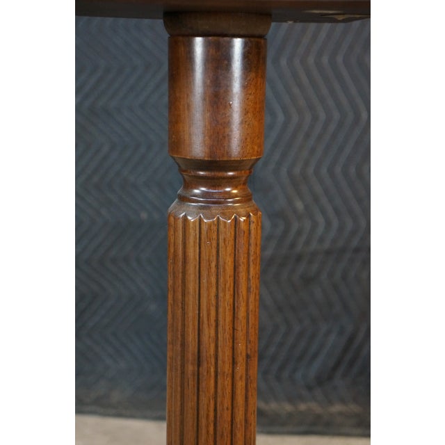 Bombay Company Victorian Revival Mahogany Sculpture Plant Stand Pedestal Table For Sale - Image 9 of 17
