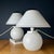White Murano Table Lamps, 1970s, Set of 2 For Sale - Image 6 of 14