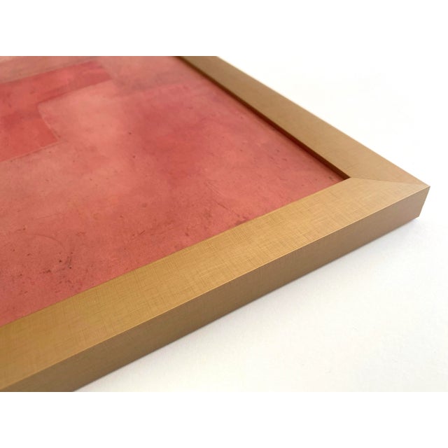 Serge Poliakoff Abstract Expressionist Lithograph Print Framed Modernist Exhibition Poster " Composition en Rose " 1954 For Sale - Image 9 of 13