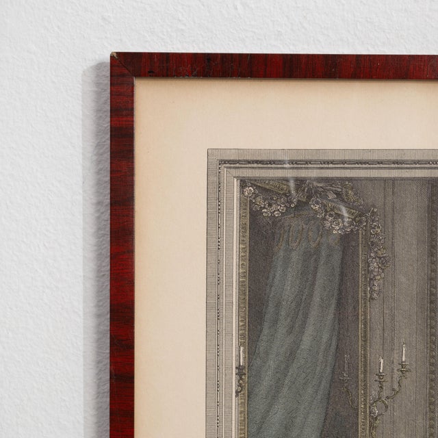 Sienna Early 20th Century France Sienna Wood Print For Sale - Image 8 of 15
