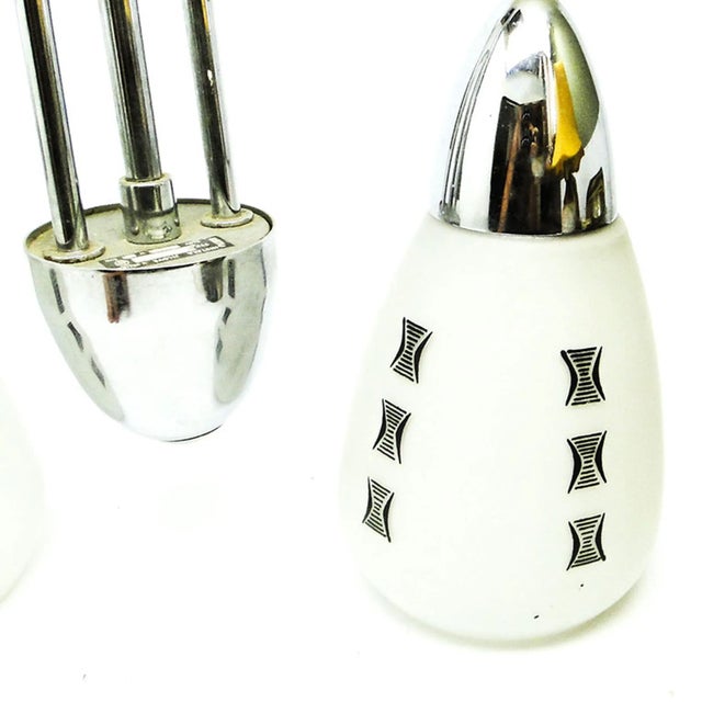 Art Deco Chandelier from Elektroinstala Jilove, Czechoslovakia, 1950s For Sale - Image 6 of 11