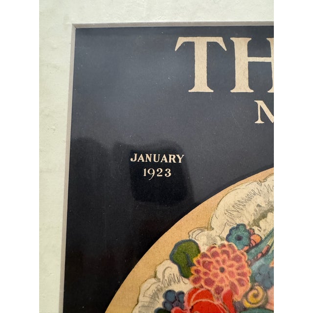 Original period front cover from the January 1923 issue of Theatre Magazine, featuring a glamorous stage actress adorned...
