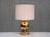 Gold Glazed Ceramic Table Lamps by Aldo Londi for Bitossi for Luxus Vittsjö, 1970s, Set of 2 For Sale - Image 10 of 13