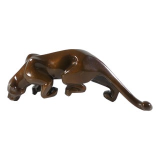Bronze Puma Sculpture from Janet Rosetta, 1990s For Sale
