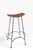 Set of Four Mid Century Wrought Iron and Wicker Bar Stools For Sale - Image 11 of 16