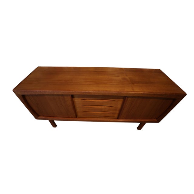 Dyrlund Sideboard in Teak by H. P. Hansen and Burchardt Nielsen for Dyrlund, 1960s For Sale - Image 4 of 15