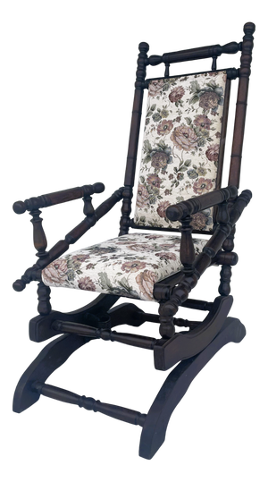 Renovated Spring Rocking Chair from Befos, 1900s