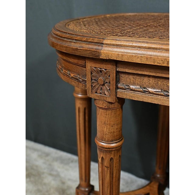 Brown Antique Walnut Piano Bench For Sale - Image 8 of 12