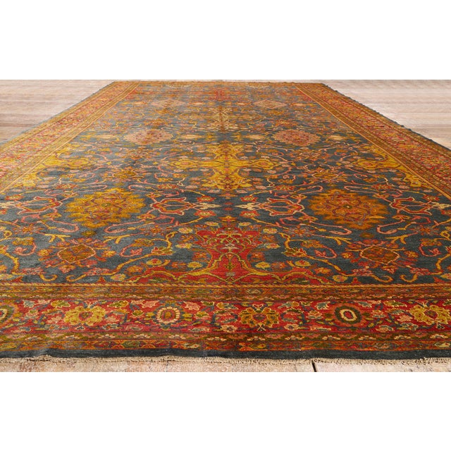 Late 19th Century Persian Sultanabad Rug, 10'05 X 19'00 For Sale - Image 9 of 10