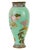 Metal Japanese Cloisonne Enamel Vase Meiji Period Green Ground Bird Floral For Sale - Image 7 of 7