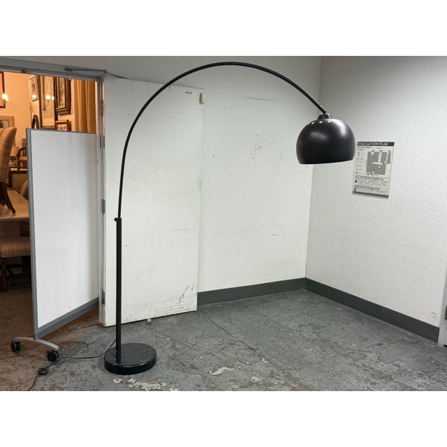 Brown George Kovacs Arc Floor Lamp For Sale - Image 8 of 12