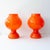 1960s Space Age Orange Mushroom Table Lamps, 1960s, Set of 2 For Sale - Image 5 of 13