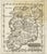 Antique Miniature Map of Ireland by Du Val, 1679 For Sale - Image 6 of 10